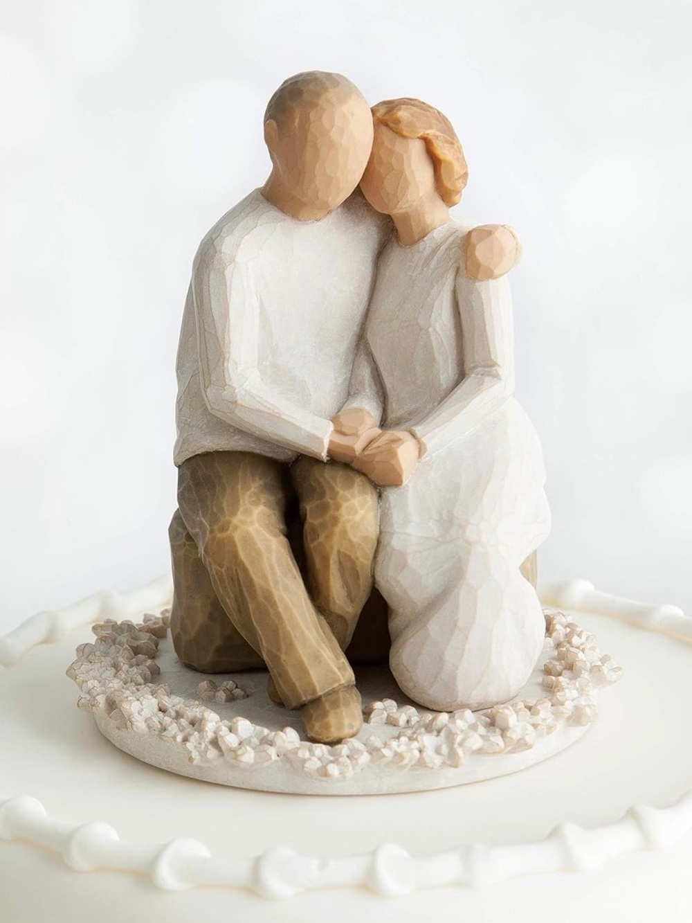 Willow Tree Anniversary, Sculpted Hand-Painted Cake Topper - Picture 6 of 9